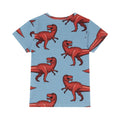 Baby Blue Organic Cotton T-Rex Print T-Shirt – 6–12 Months